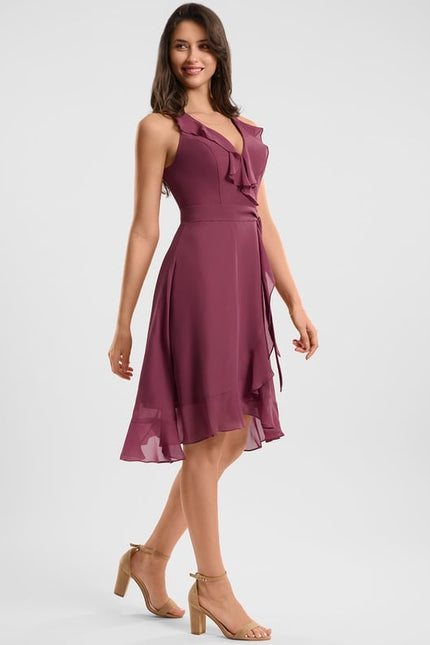 Robe Trapèze Flottante Verte - gallery 1