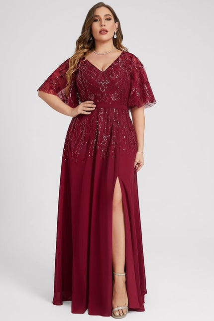 Robe Trapèze Marine Éclatante - gallery 9