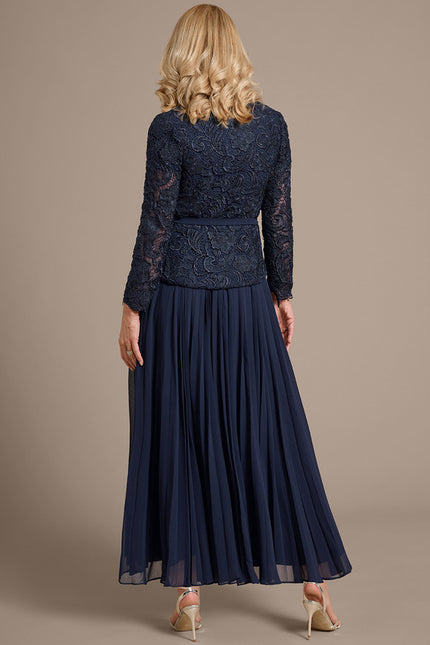 Robe Trapèze Longue Écrue - gallery 5