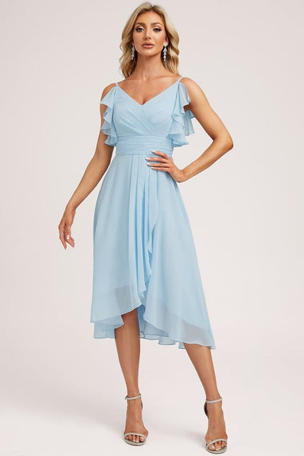 Robe Trapèze Fluide Asymétrique - gallery 2