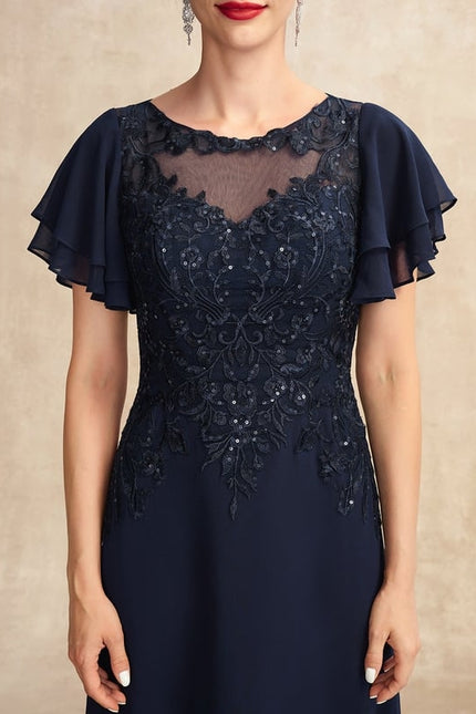 Robe Trapèze Longue Violetée - gallery 2