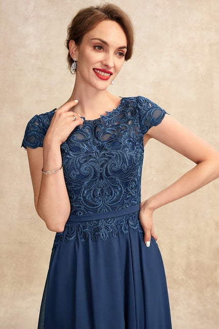 Robe Trapèze Lilas Élégant - gallery 2