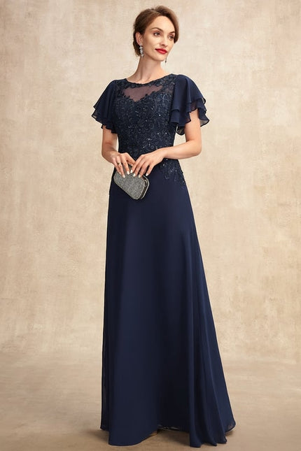 Robe Trapèze Longue Violetée - gallery 7