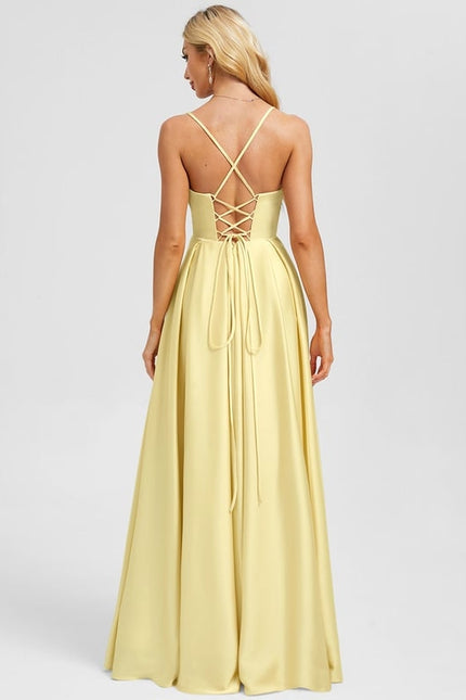 Robe Trapèze Jaune Lumineuse - gallery 1