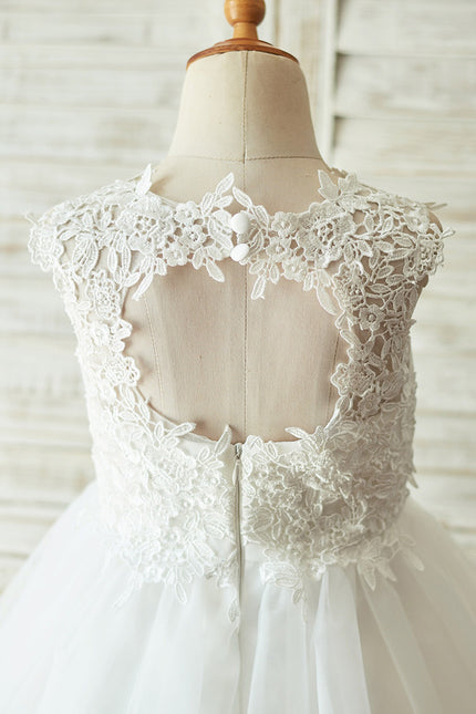 Robe Trapèze Lueur De Pétale - gallery 6