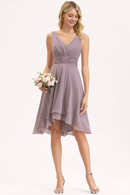 Robe Trapèze Fluide Asymétrique - gallery 3