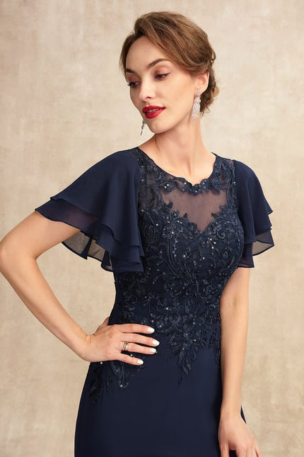 Robe Trapèze Longue Violetée - gallery 6