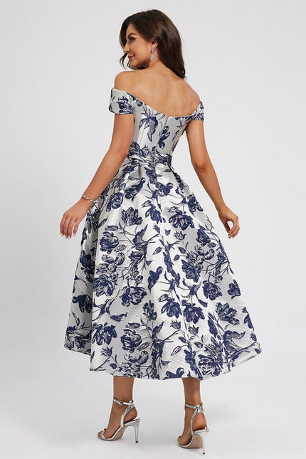 Robe Trapèze Finesse Florale - gallery 5