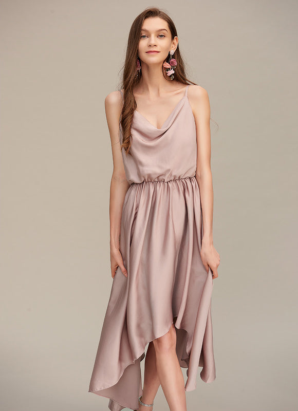 Robe Trapèze Nude Élégance