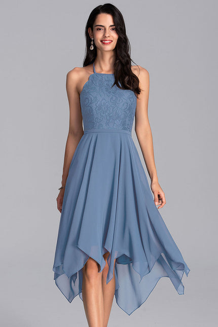 Robe Trapèze Bleu Aérien