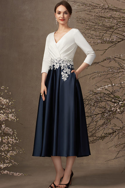 Robe Trapèze Matelassée Élégante