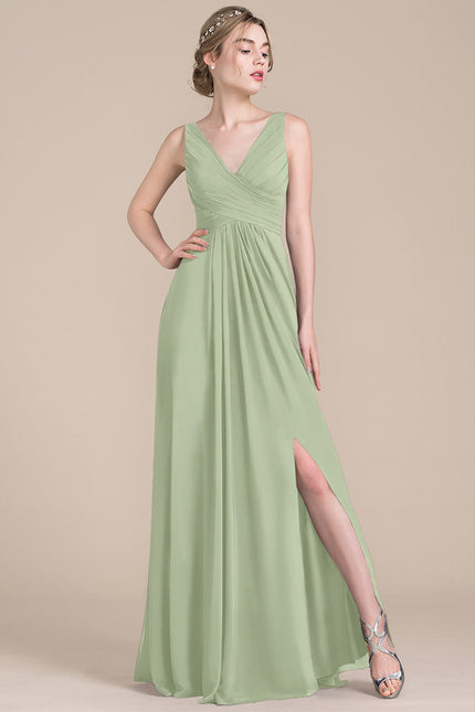 Robe Trapèze Mousseline Fendue