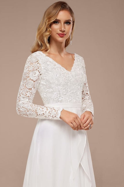 Robe Trapèze Lumière Évanescente - gallery 1