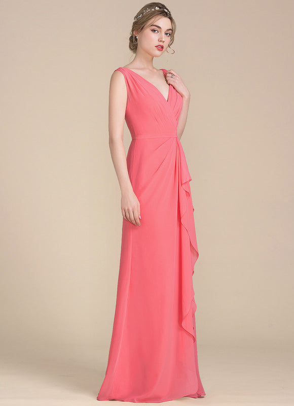 Robe Trapèze Mousseline Fendue - gallery 1