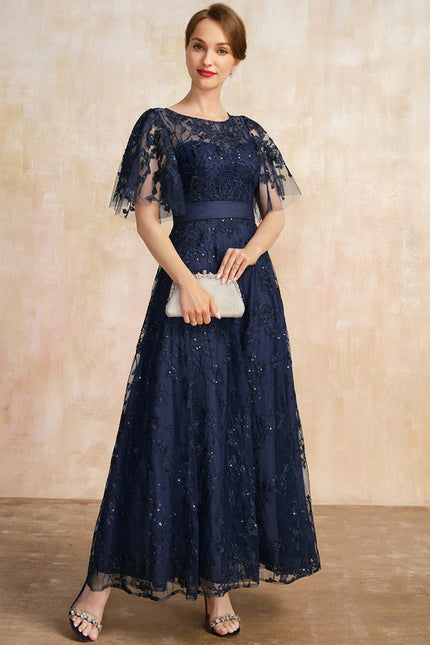 Robe Trapèze Marine Étoilée - gallery 4