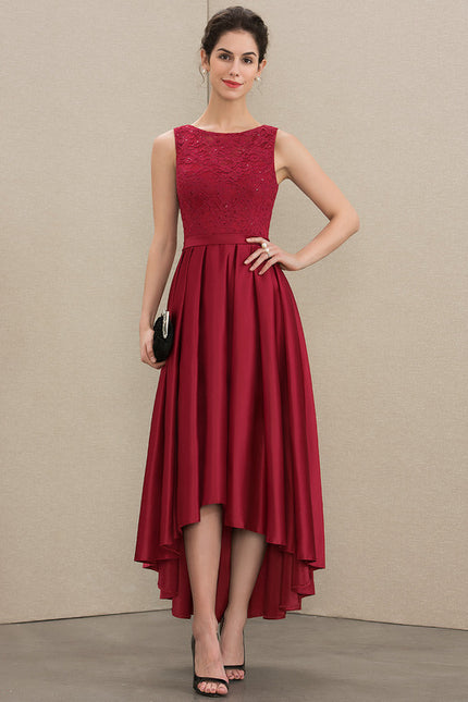 Robe Trapèze Éclat Rouge Velours - gallery 3