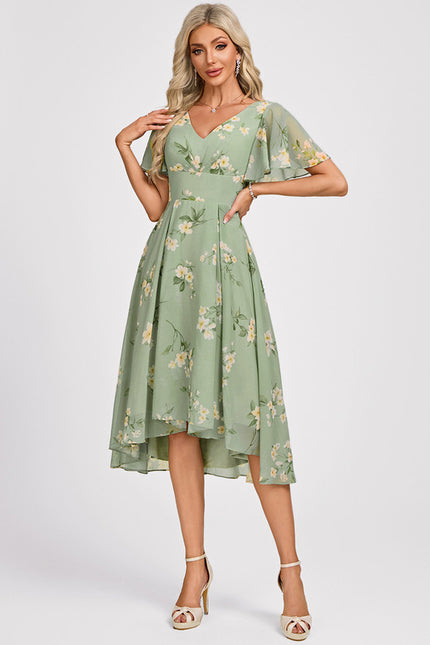 Robe Trapèze Fluide Asymétrique - gallery 2