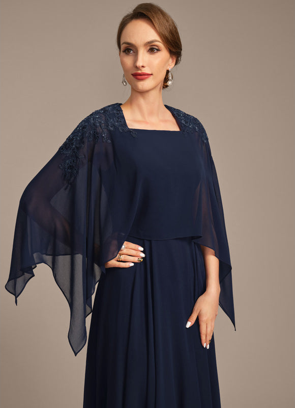 Robe Trapèze Nuit Marine - gallery 1