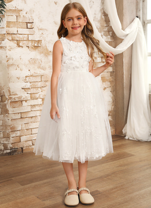 Robe Trapèze Mariage Enfant - gallery 9