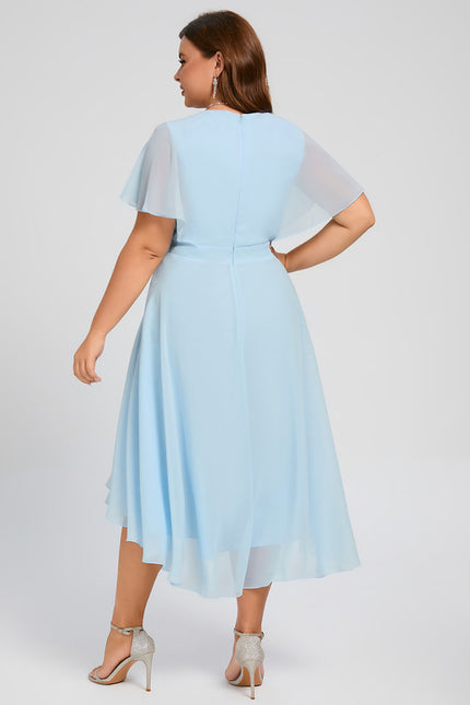 Robe Trapèze Fluide Asymétrique - gallery 6