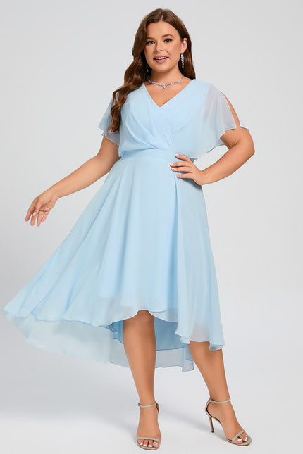 Robe Trapèze Flottante Verte - gallery 6