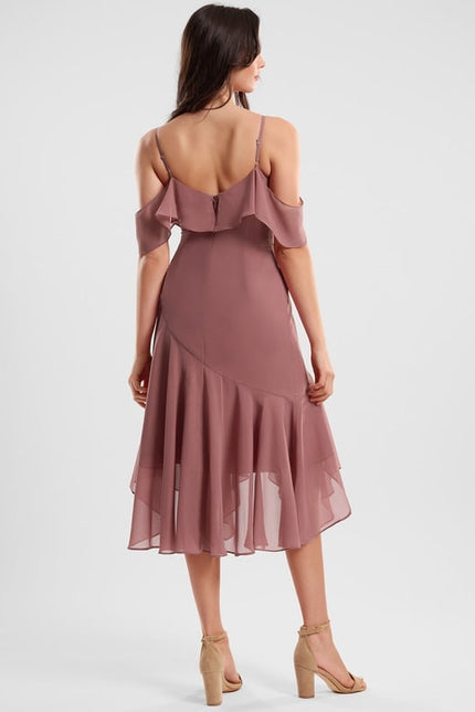 Robe Trapèze Flottante Verte - gallery 4