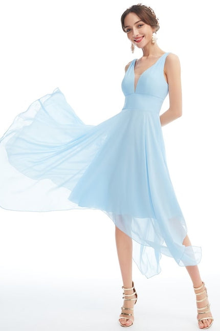 Robe Trapèze Fluide Asymétrique - gallery 3