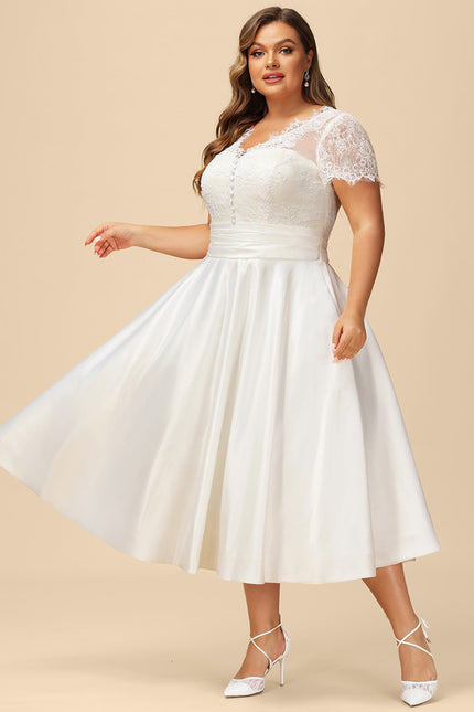 Robe Trapèze Lueur Nuptiale - gallery 5