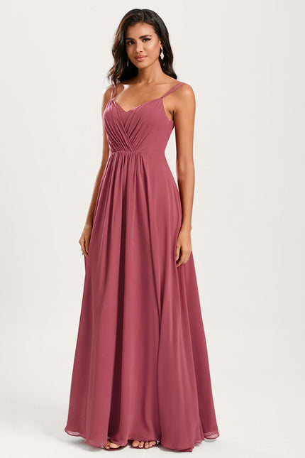 Robe Trapèze Mousseline Fendue - gallery 3