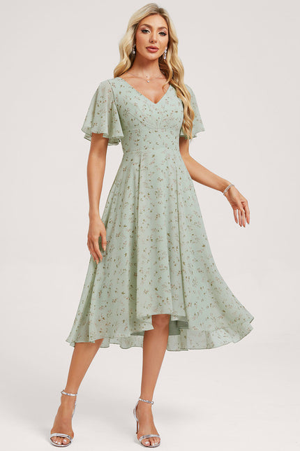 Robe Trapèze Fluide Asymétrique - gallery 2