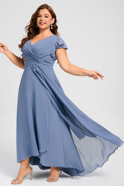 Robe Trapèze Fluide Asymétrique - gallery 6