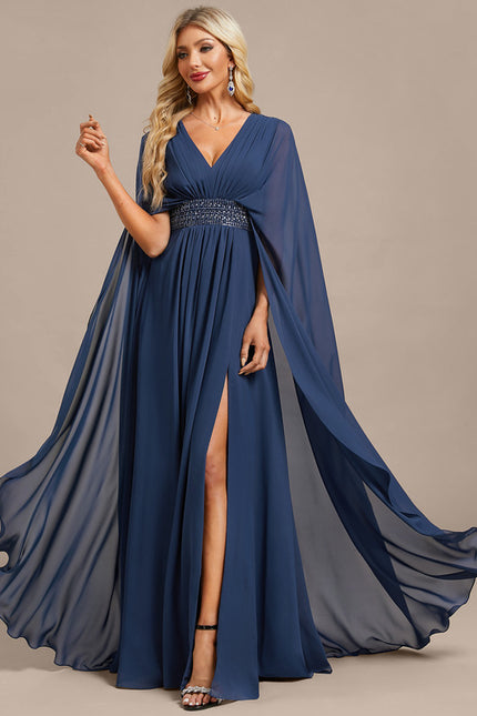 Robe Trapèze Longue Élégante - gallery 2