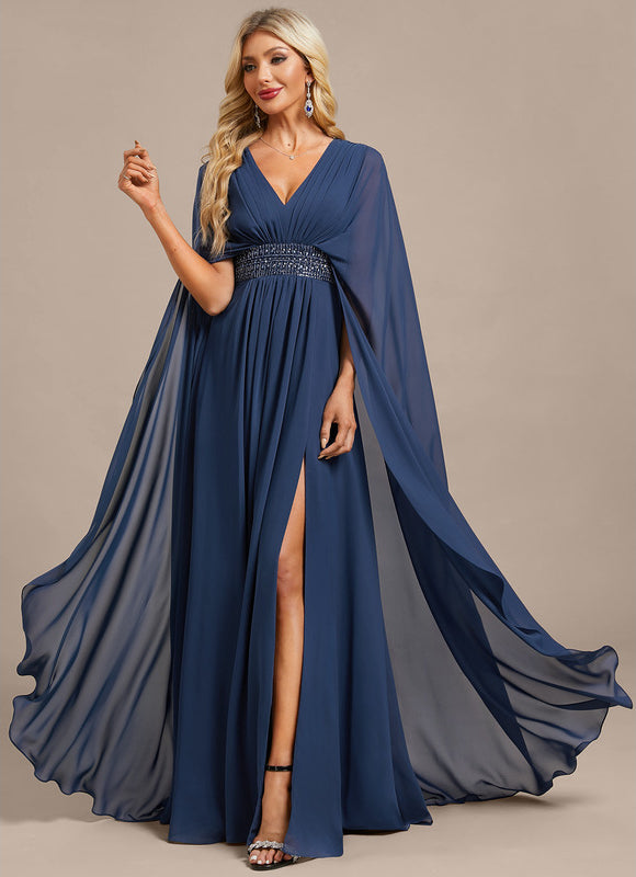 Robe Trapèze Longue Élégante - gallery 2