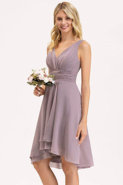 Robe Trapèze Fluide Asymétrique - gallery 2