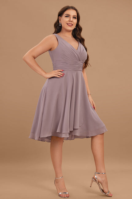 Robe Trapèze Flottante Verte - gallery 9