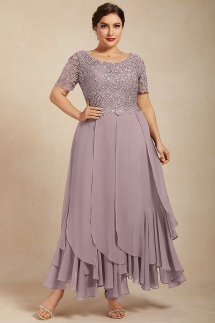 Robe Trapèze Nuance Daméthyste - gallery 4