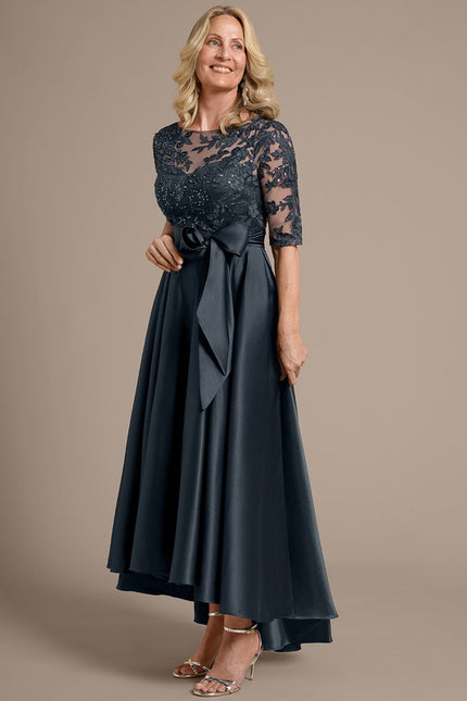 Robe Trapèze Éclat Sombre - gallery 5