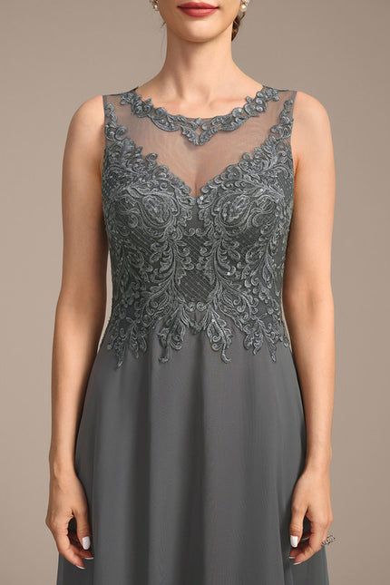 Robe Trapèze Longue Violetée - gallery 7