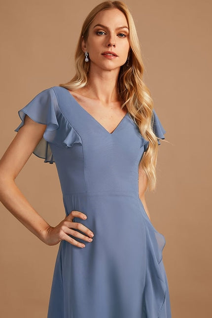 Robe Trapèze Fluide Asymétrique - gallery 4