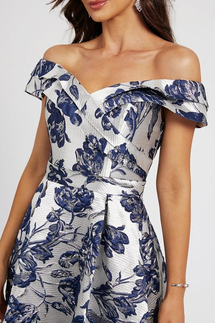 Robe Trapèze Finesse Florale - gallery 4