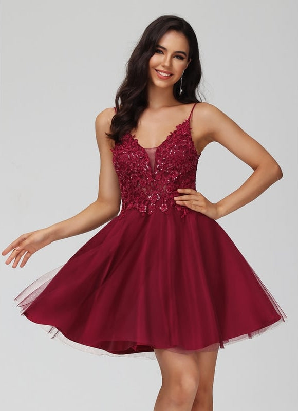 Robe Trapèze Nuit Étoilée Tulle