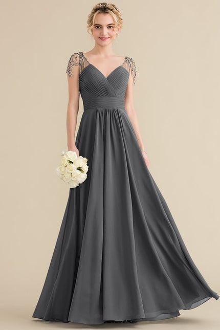 Robe Trapèze Longue Élégante