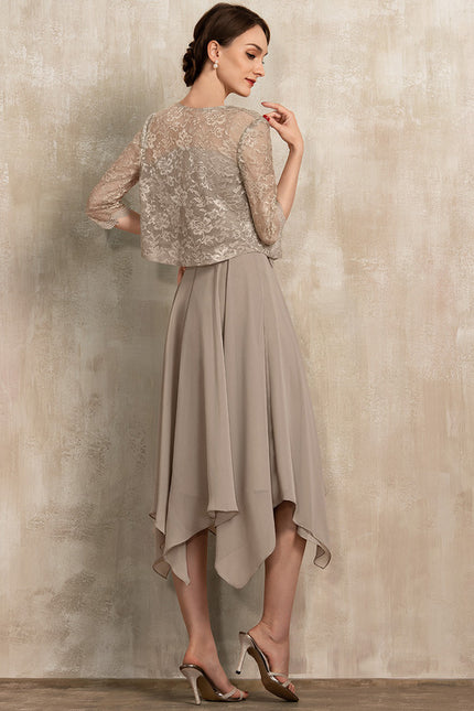 Robe Trapèze Mi-Longue Cérémonie - gallery 2