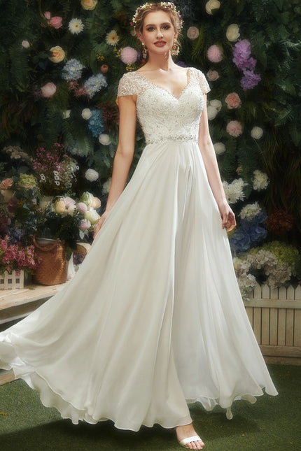 Robe Trapèze Lumière De Mousseline - gallery 2