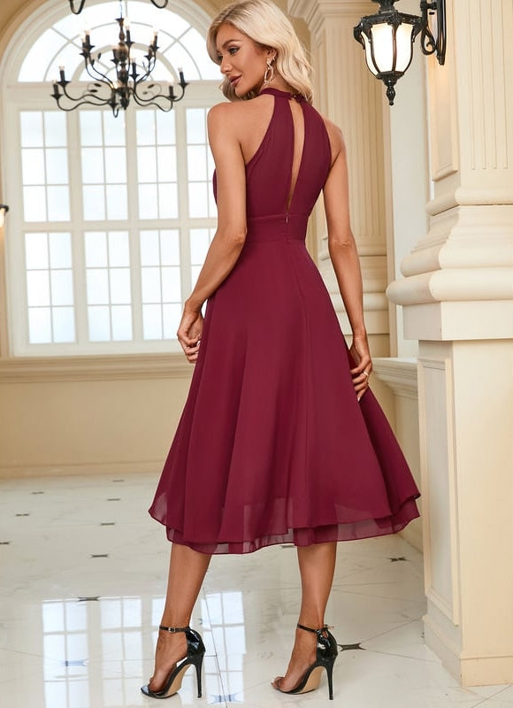 Robe Trapèze Élégance Ébène - gallery 5