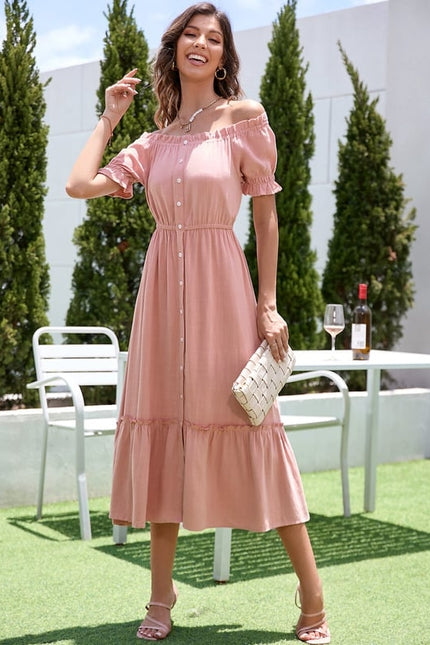 Robe Trapèze Légèreté Printanière - gallery 6