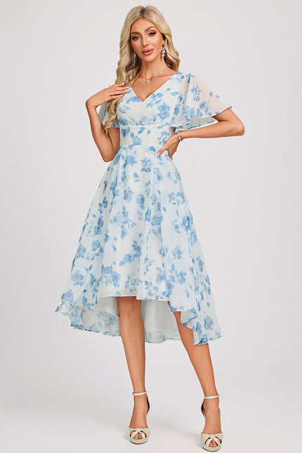 Robe Trapèze Fluide Asymétrique - gallery 1