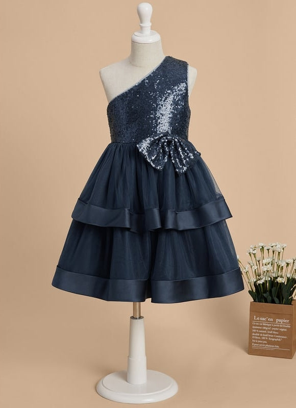 Robe Trapèze Nocturne Pailletée