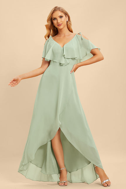 Robe Trapèze Fluide Asymétrique - gallery 4