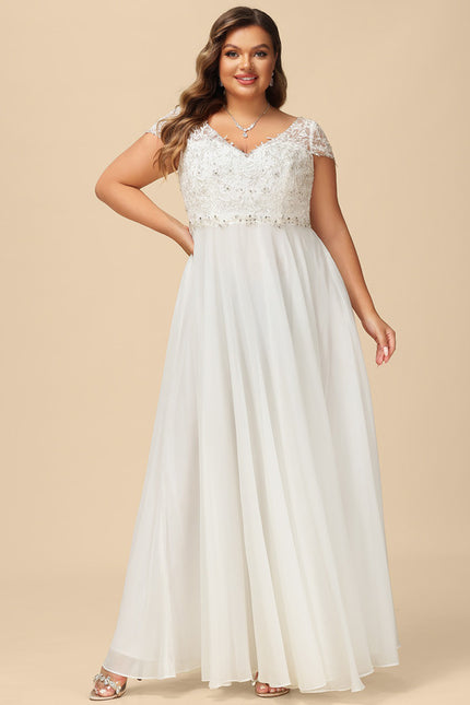 Robe Trapèze Lumière De Mousseline - gallery 6